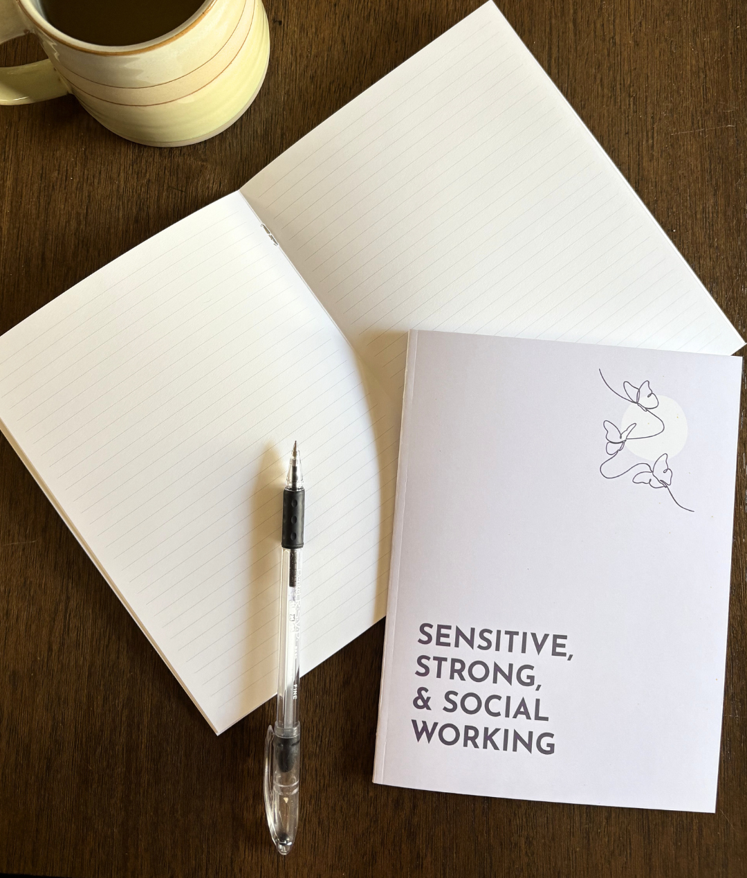 Lsw Notebook Social Work Notebook - Purple – Sensitive Social Worker Shop